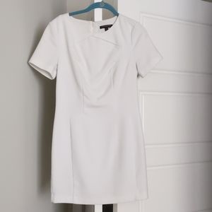 White dress. Banana republic. Work dress